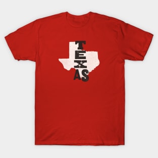 Texas Woodtype T-Shirt